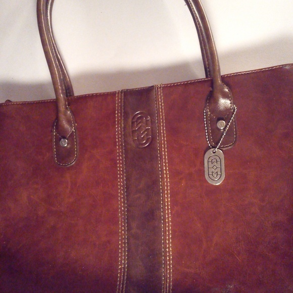 Leather Made Designer Handbag/computer size. - Picture 2 of 7